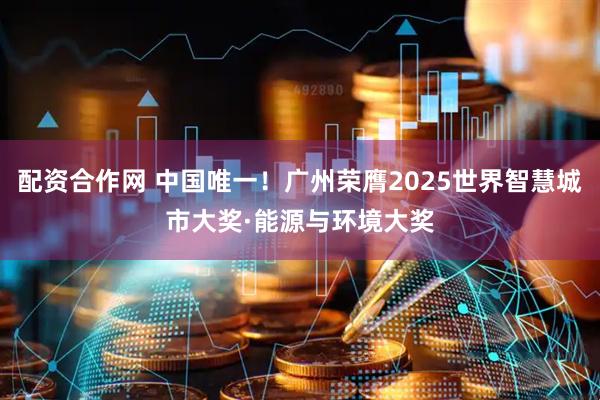 配资合作网 中国唯一！广州荣膺2025世界智慧城市大奖·能源与环境大奖